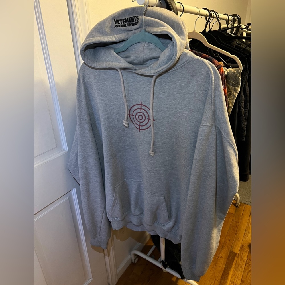 Vetements gun club mens hoodie